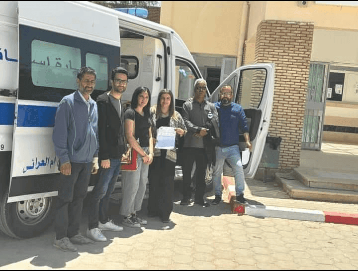 Photo Don de matériel médical au service des urgences – Hôpital Oum El Araies