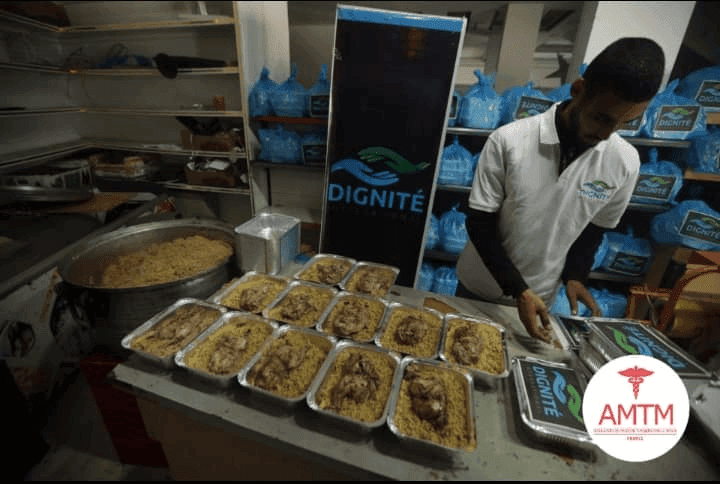 Photo 1300 Repas d’Aïd Distribués à Gaza – Action Humanitaire AMTM