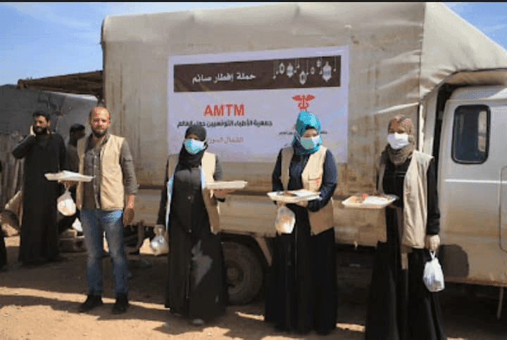 Photo Action humanitaire saisonnière – Distribution de colis alimentaires en Tunisie et en Syrie
