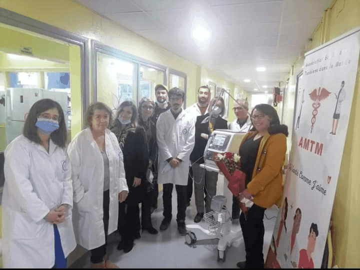 Photo Acquisition et remise d’un respirateur SLE6000 au service de réanimation de Bab saâdoun 